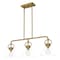 Quoizel Webster 3-Light Weathered Brass Island Light WBS136WS - alternate 1